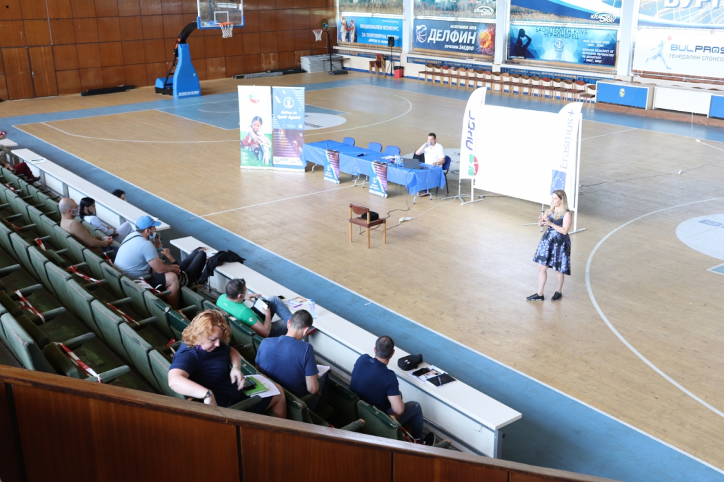BSDA presented Active in Sport Again and the Erasmus+ program in Burgas 