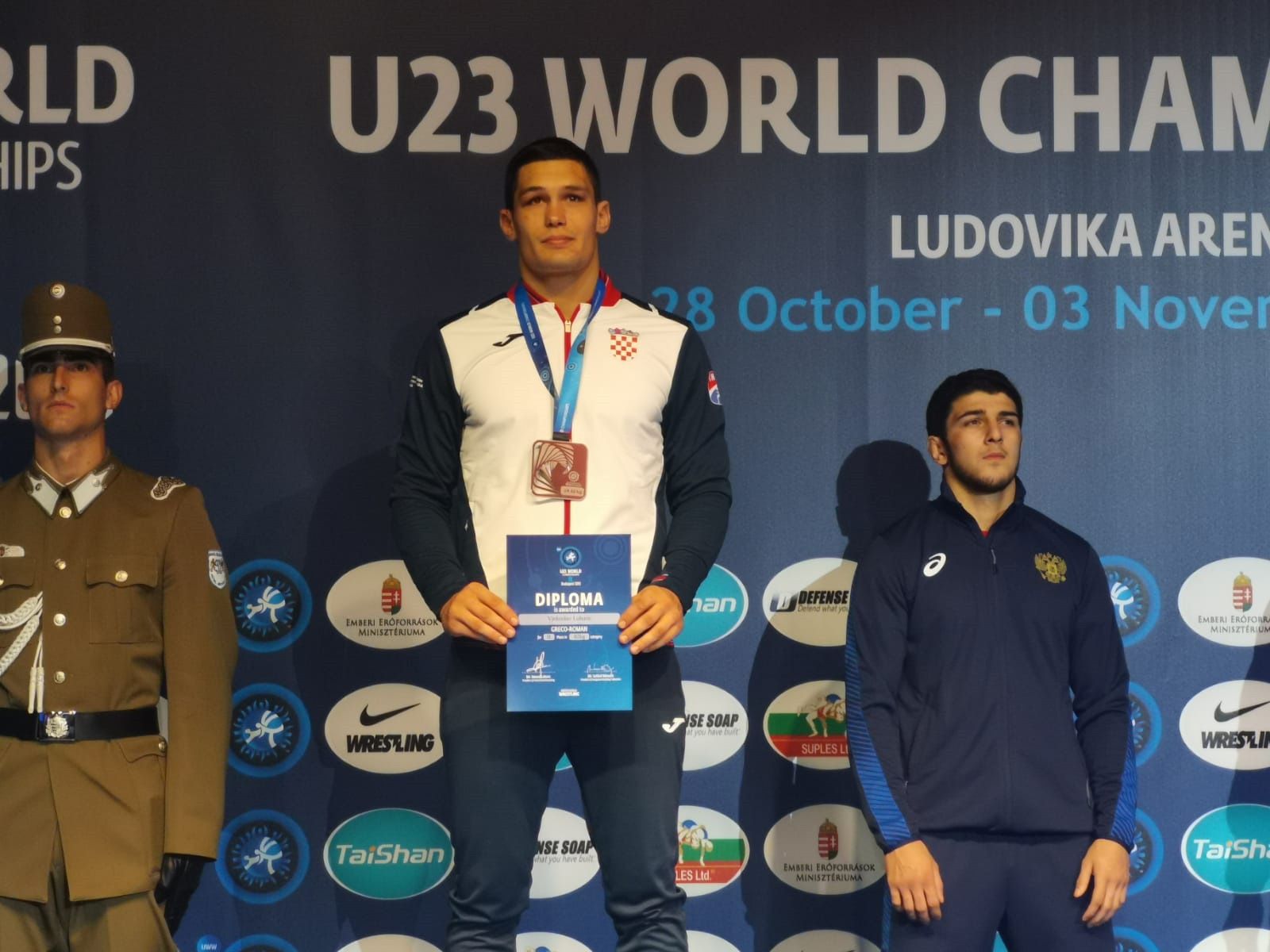 Čestitke Vjekoslavu Luburiću na osvojenom srebrnom odličju u kategoriji do 82 kg na Svjetskom prvenstvu U23 u hrvanju grčko rimskim načinom 